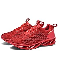 FUIDOO Men's Running Shoes, Athletic Walking Braid, Tennis Shoes, Fashion Sneakers, Salaryman, 23-28.5 cm