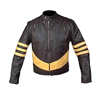 F&H Kid's Superhero Origins Logan Genuine Leather Jacket