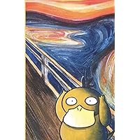 Psyduck art work a5 lined notebook with 100 pages (Italian Edition)
