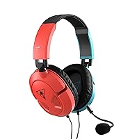 Turtle Beach Recon 50 Wired Gaming Headset – Nintendo Switch, Xbox Series X|S, Xbox One, PS5, PS4, PlayStation, Mobile & PC with 3.5mm – Removable Mic, 40mm Speakers, In-line Controls – Red/Blue Turtle Beach Recon 50 Wired Gaming Headset – Nintendo Switch, Xbox Series X|S, Xbox One, PS5, PS4, PlayStation, Mobile & PC with 3.5mm – Removable Mic, 40mm Speakers, In-line Controls – Red/Blue