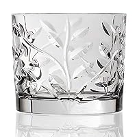Lorenzo Rcr Crystal Laurus Double Old Fashion Glass, Set of 6