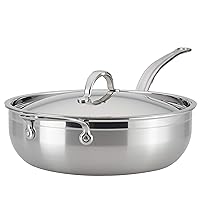 Hestan - ProBond Collection - Professional Clad Stainless Steel All-In-One Pan, Induction Cooktop Compatible, 5 Quart