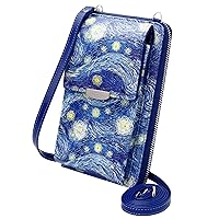 KUKOO Small Crossbody Bag Cell Phone Purse Wallet with Credit Card Slots Mini Shoulder Bag for Women