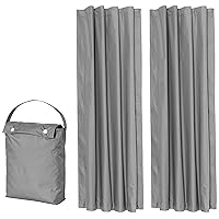 Portable Window Blackout Curtain Shade with Suction Cups for Travel - 50