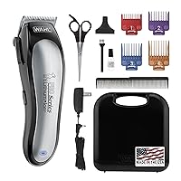 Wahl USA Lithium Ion Pro Series Cordless Animal Clippers – Rechargeable, Heavy-Duty, Electric Dog & Cat Grooming Kit for Small & Large Breeds with Thick to Heavy Coats – Model 9766