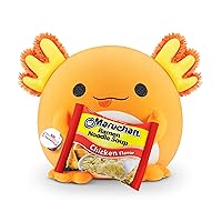 (Maruchan Axolotl Super Sized 14 inch Plush by ZURU, Ultra Soft Plush, Collectible Plush with Real Licensed Brands, Stuffed Animal