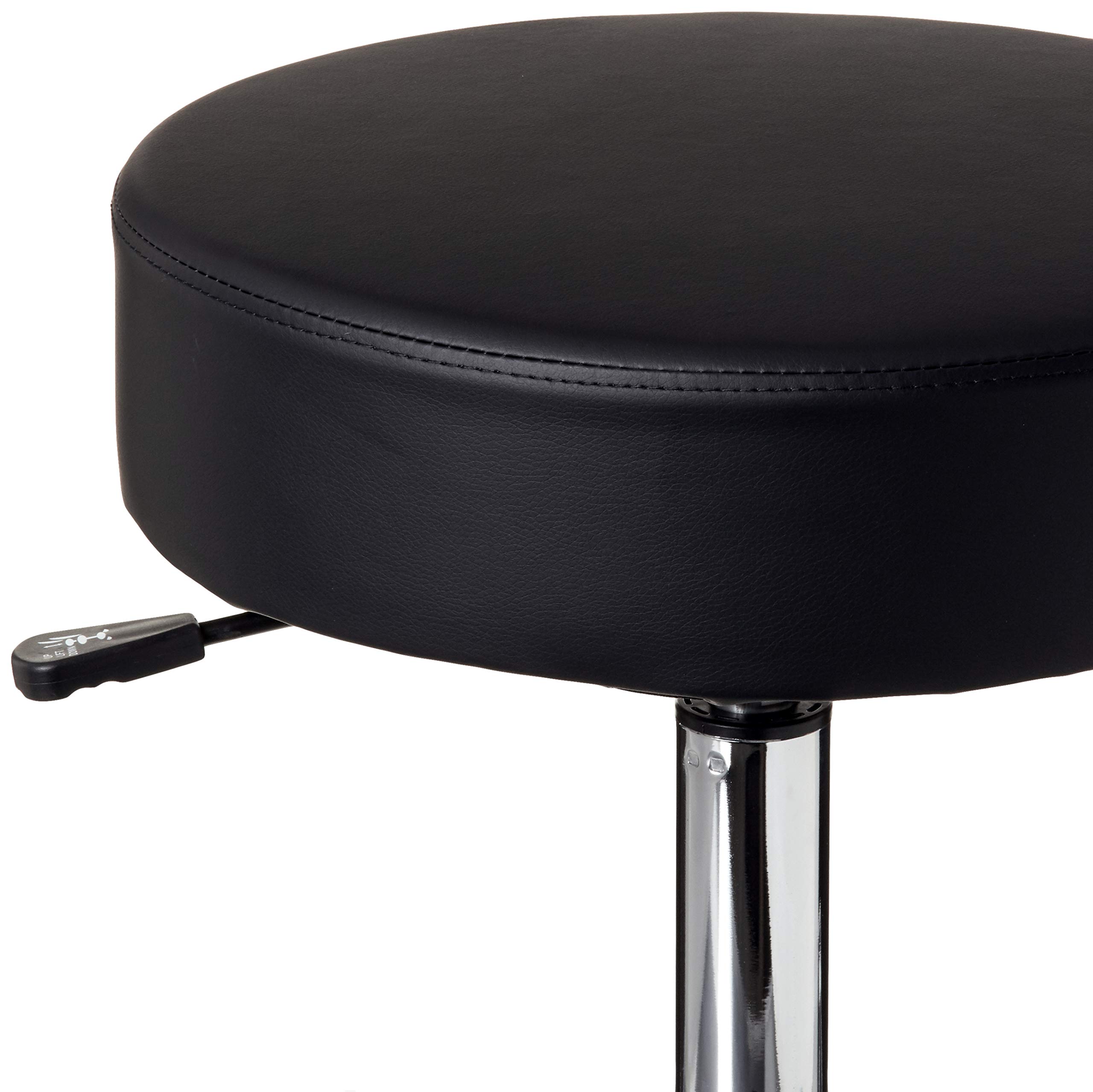 Boss Office Products Be Well Medical Spa Stool in Black