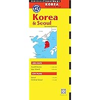 Korea & Seoul Travel Map Second Edition (Periplus Travel Maps)