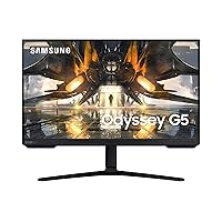 SAMSUNG Odyssey G50A Series 32-Inch WQHD (2560x1440) Gaming Monitor, 165Hz, 1ms, IPS Panel, G-Sync, HDR10 (1 Billion Colors), Ultrawide Game View (LS32AG500PNXZA)
