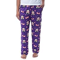 Harry Potter Womens' Luna Lovegood Glasses Chibi Allover Print Pajama Pants