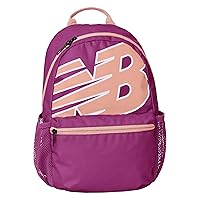 New Balance Backpack, Core Performance Daypack Small Hiking Bag, Fuschia, One Size