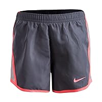 Nike Girls' Dry Tempo Running Shorts (Dark Grey(327358-G1A)/Vivid Pink, 6X)