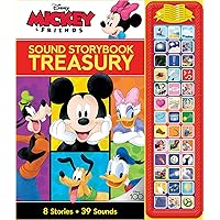 Disney Mickey Mouse & Friends - Minnie, Donald, Goofy, and More! Sound Storybook Treasury - 39-Button Sound Book - PI Kids
