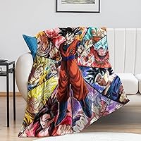 Anime Blanket Ultra Soft Flannel Throw Blanket Warm Comfortable Cute Blanket or Home Couch 60