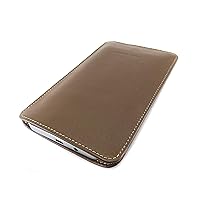 Genuine Leather Mobile Case, Pouch for Honor Magic V2 Mobile Phone : Tan