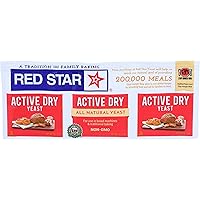 Red Star, Yeast A Countive Dry Gluten Free 3 Count, 0.75 Ounce