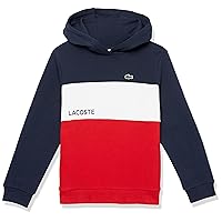 Lacoste Boys' Color-Block Hooded Sweatshirt