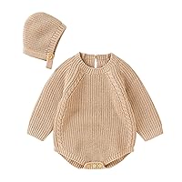Toddler Sweater 5t Solid Knit Romper Cotton Long Sleeve Boy Girl Sweater Clothes Baby Bodysuit Infant Organic
