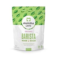 Matcha Love Green Tea Powder Packet, Sweetened, 8 Ounce