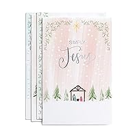 DaySpring - Simply Jesus - 60 Bulk Christmas Boxed Cards (J4794), Multi