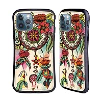 Head Case Designs Florid Dreamcatcher Bloom Hybrid Case Compatible with Apple iPhone 12 / iPhone 12 Pro
