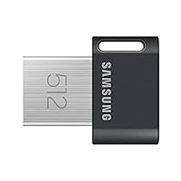 SAMSUNG FIT Plus USB 3.2 Flash Drive, 512GB USB Standard Type-A, Speeds Up to 400MB/s / 110MB/s, Portable Storage Memory Stick, Durable Thumb Drive Backward Compatible with USB 2.0, MUF-512AB/AM
