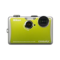 Nikon Coolpix S1100pj 14 MP Digital Camera with 5x Wide Angle Optical Vibration Reduction (VR) Zoom and 3-Inch LCD and Built-in Projector (Green)