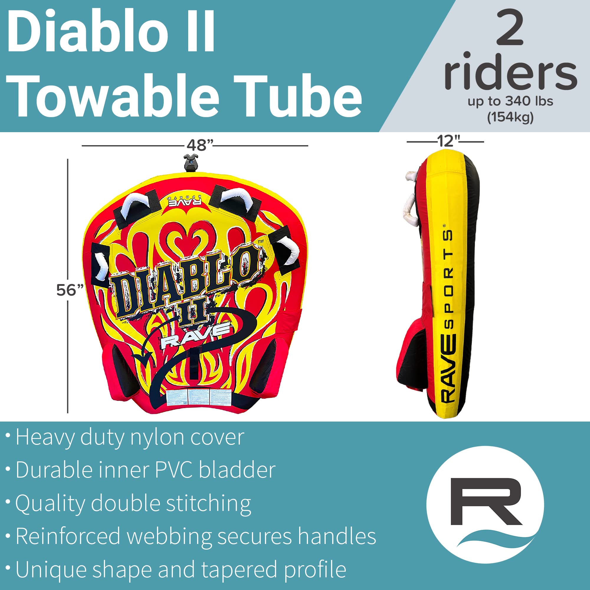RAVE Sports Diablo Boat Towable Tube