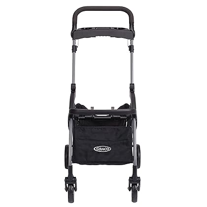 Graco SnugRider Elite Car Seat Carrier, Lightweight Frame, Travel Stroller Accepts any Graco Infant Car Seat, Black