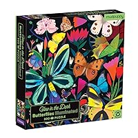 Mudpuppy Butterflies Illuminated 500 Piece Glow in the Dark Family Puzzle from Mudpuppy - 20