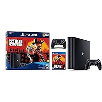 Newest Sony Playstation 4 Pro 2TB HDD Console - Red Dead Redemption 2 Game Bundle with DualShock-4 Wireless Controller, AMD 8 Cores Processor, USB 3.1, HDMI