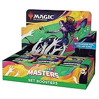 Magic The Gathering Commander Masters Set Booster Box - 24 Packs (360 Magic Cards)