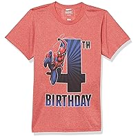 Marvel Kids' Spiderman 4th Bday T-Shirt