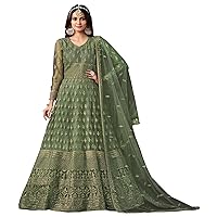 Pakistani Ethnic Party Wear Anarkali Gown Suits Indian Designer Salwar Kameez For Women