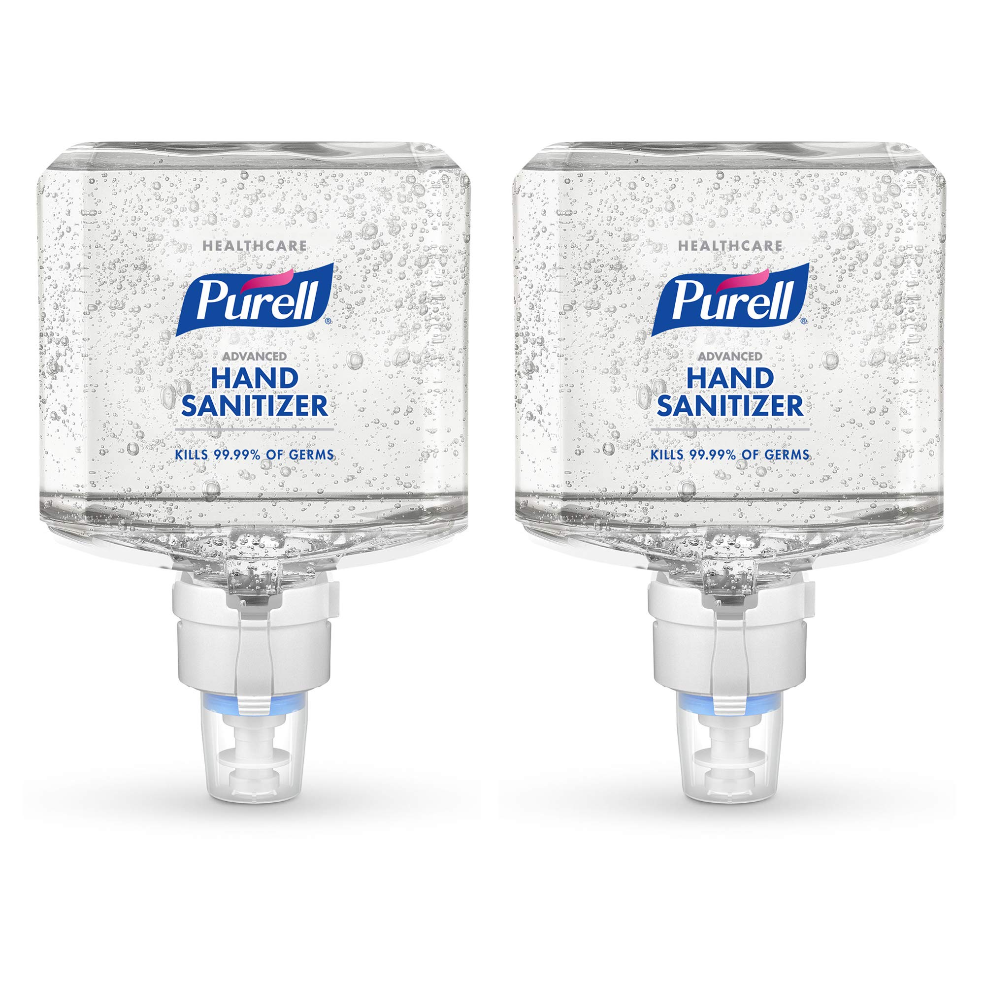 PURELL Healthcare Advanced Hand Sanitizer Gel, 1200 mL Sanitizer Refill for PURELL ES8 Touch-Free Hand Sanitizer Dispenser (Pack of 2) - 7763-02