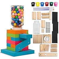 DIY Wood Building Kits for Kids | Kids Wood Projects for Creative Fun | STEM Teaching Woodworking Kit for Kids | Great Gift Idea for Crafts for Boys & Girls (Candy Dispenser, 1-Pack)
