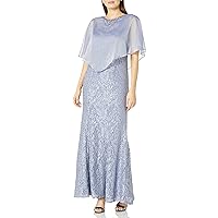 Ignite Evenings Women's Sequin Beaded Lace Dress-Discontinued, Peri, 8