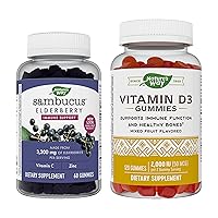 Nature's Way Vitamin D3 Gummy & Sambucus Adult Gummy Bundle