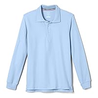 Pique Polo School Uniform Shirt with Long Sleeves for Boys and Girls