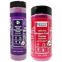 NPG Purple Sweet Potato Powder 16oz and Red Dragon Fruit Powder 7oz