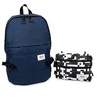 J World New York Deuce Backpack with Detachable Waist Bag, CAMO, 17.3 X 12.2 X 6.3 (H X W X D)