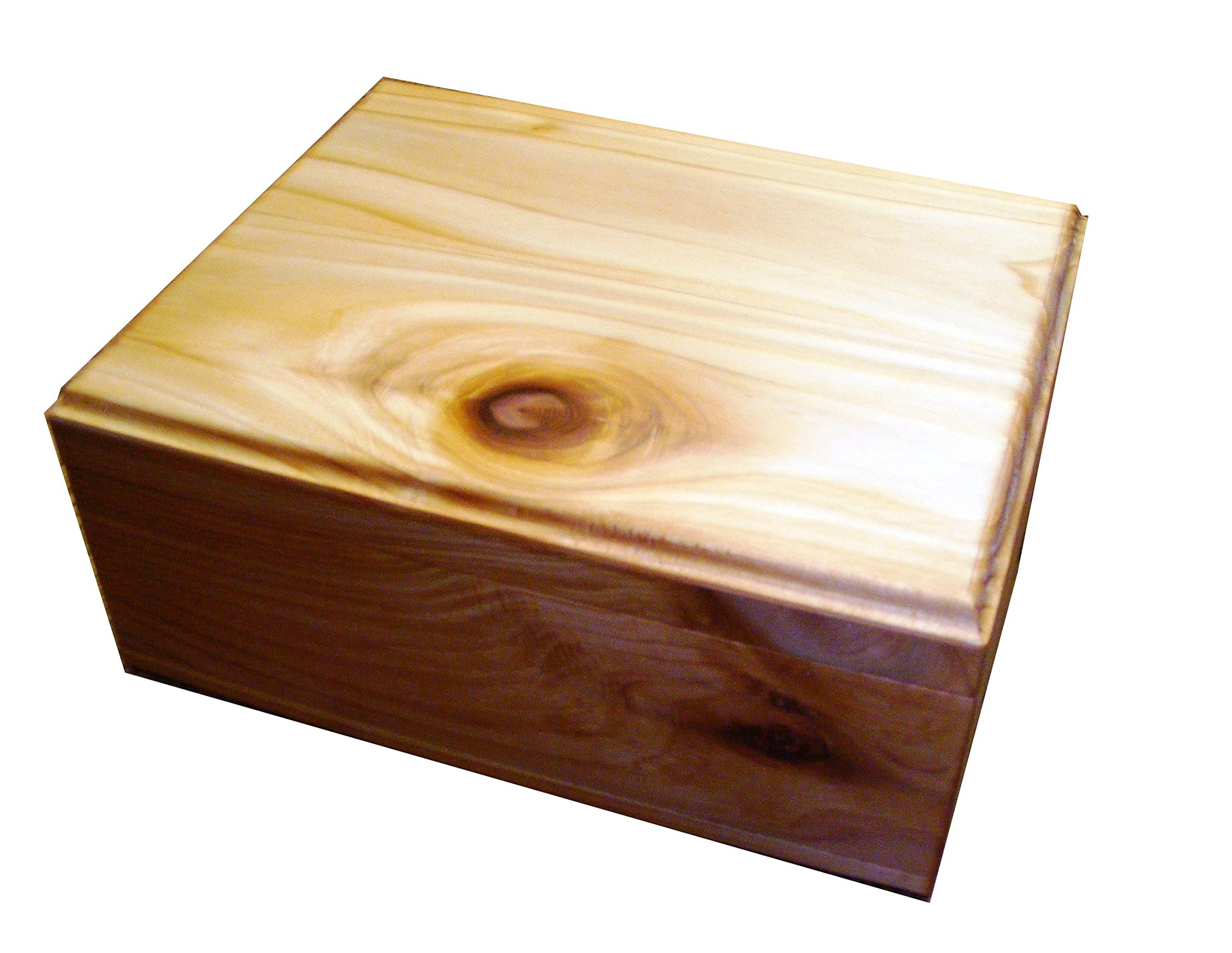 Steve's Gift Shoppe Cedar Keepsake Memory and Treasure Box or Storage Box - Size 10.75 x 8.5 x 5 Inches