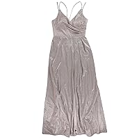 Womens Glitter Maxi Sheath Dress