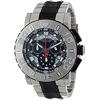 Invicta Men's 6310 Reserve Collection Chronograph Stainless Steel and Black Rubber Watch
