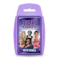 Top Trumps Card Game Great Women - Family Games For Kids and Adults - Learning Games - Kids Card Games for 2 Players and more - Kid War Games - Card Wars - For 6 plus kids