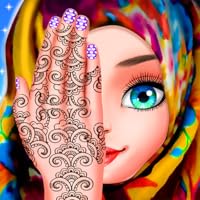 Muslim Hijab Makeover And Hand Art
