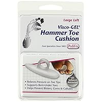 PediFix Visco-gel Hammer Toe Cushion, Large Left