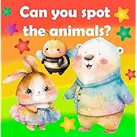 Can You Spot the Animals? : An Animal Activity Book for Toddlers ages 1-3, 3-5, 32 Pages (Childrens Animal Books) Can You Spot the Animals? : An Animal Activity Book for Toddlers ages 1-3, 3-5, 32 Pages (Childrens Animal Books) Kindle Paperback