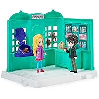 Wizarding World Harry Potter, Magical Minis Honeydukes Sweet Shop with 2 Exclusive Figures and 5 Accessories, Kids Toys for Ages 6 and up