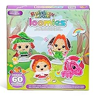 Rainbow Loom: Loomies Food Figurines - 4 Character Rubber Band Kit - Create 4 Food Themed Characters, DIY Craft Kit, Great for Parties, Kids Ages 7+